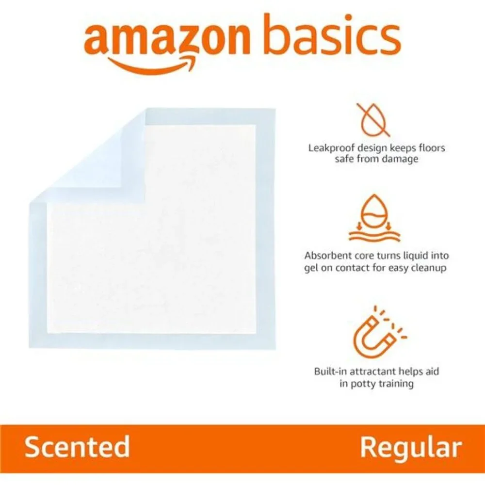 Absorbent Puppy Pads for Potty Training and Incontinence, 5-Layer Leak-Proof